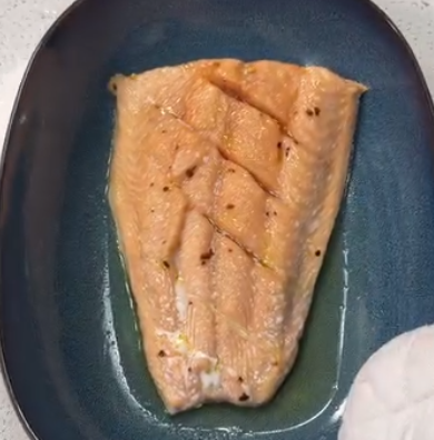 Step 1.1: Bake at 400°F for 15 minutes until the salmon is cooked through and slightly golden