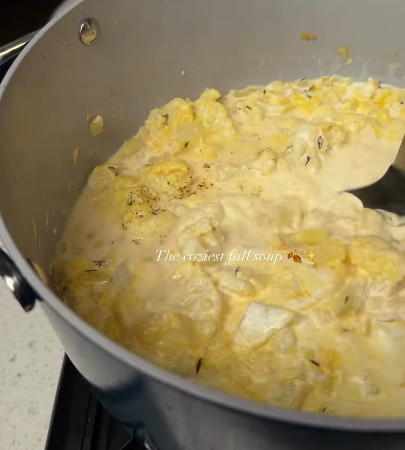 Step 1.1: Pour in vegetable stock to cover the ingredients, bring to a boil, then simmer until the vegetables are soft