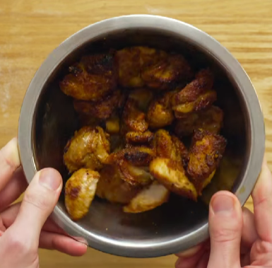 Step 2.1: Roast on a tray in the oven at 200°C for 18 minutes until caramelized and cooked through