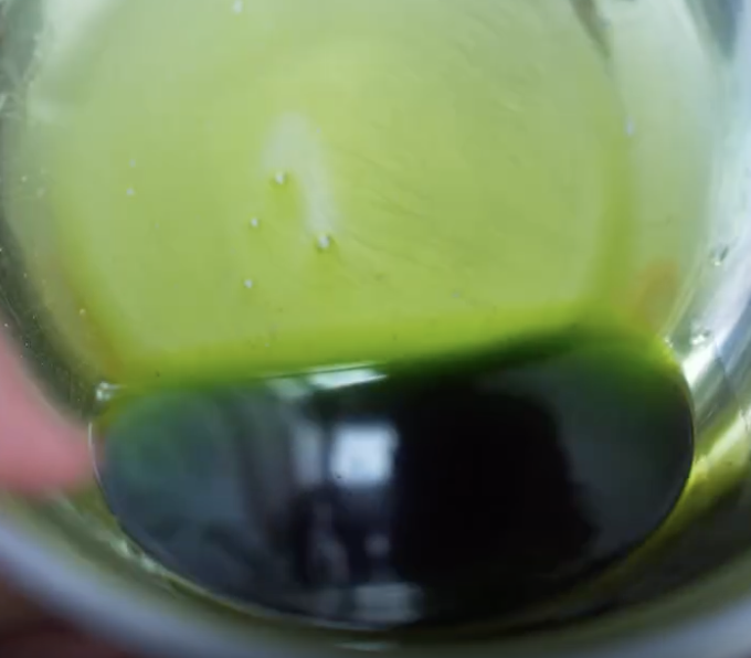 Step 3.1: Strain the oil through a coffee filter or cloth to remove solids
