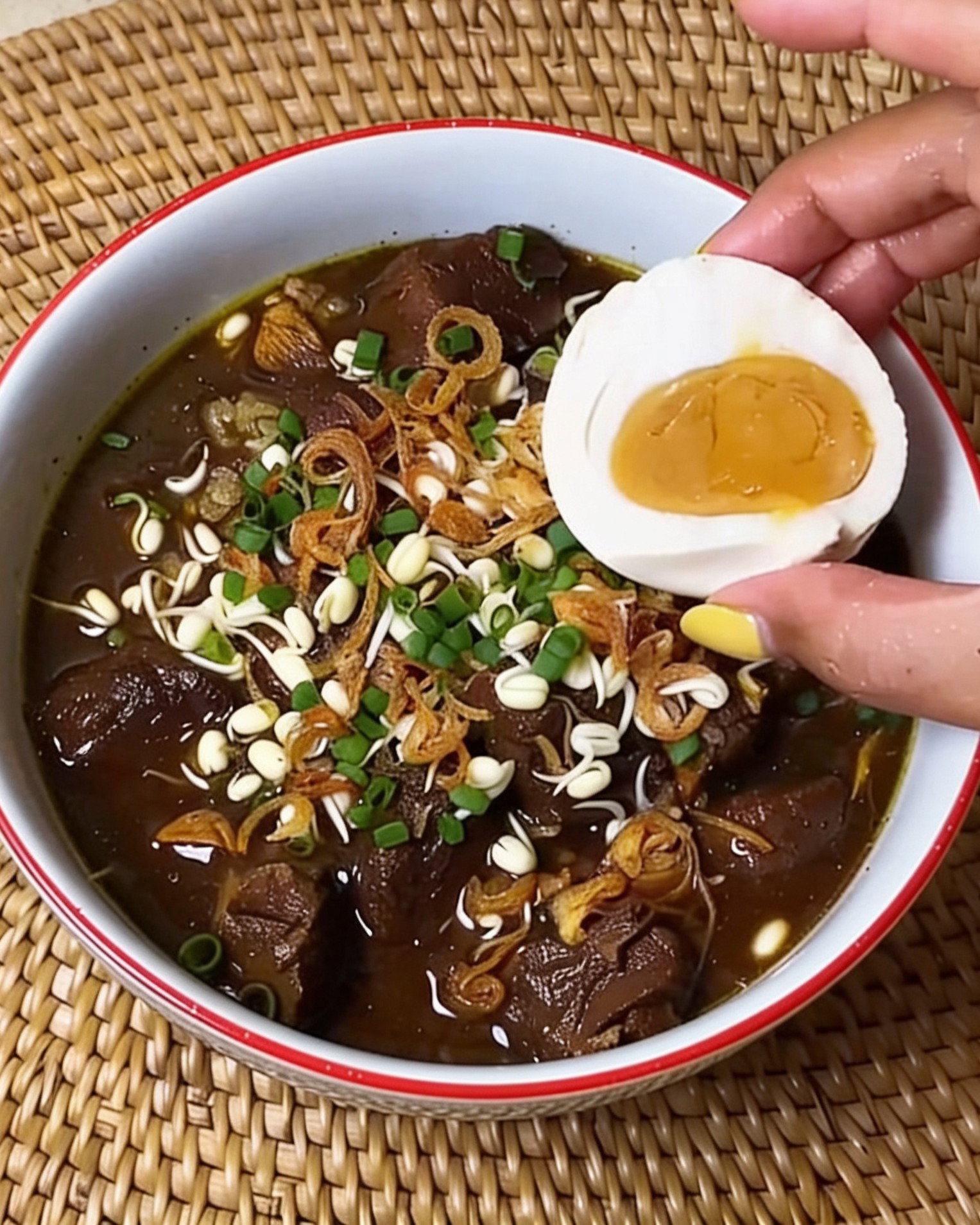 Rawon (East Java Black Beef Soup) recipe