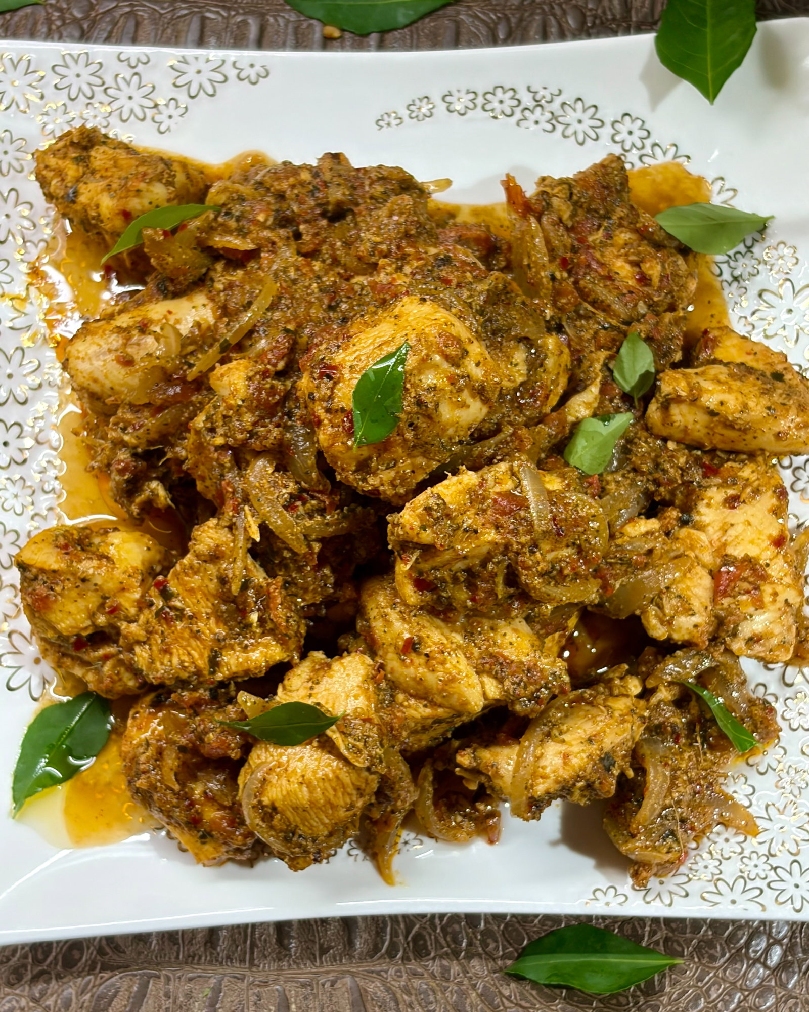Curry Leaves Chicken Bites  recipe