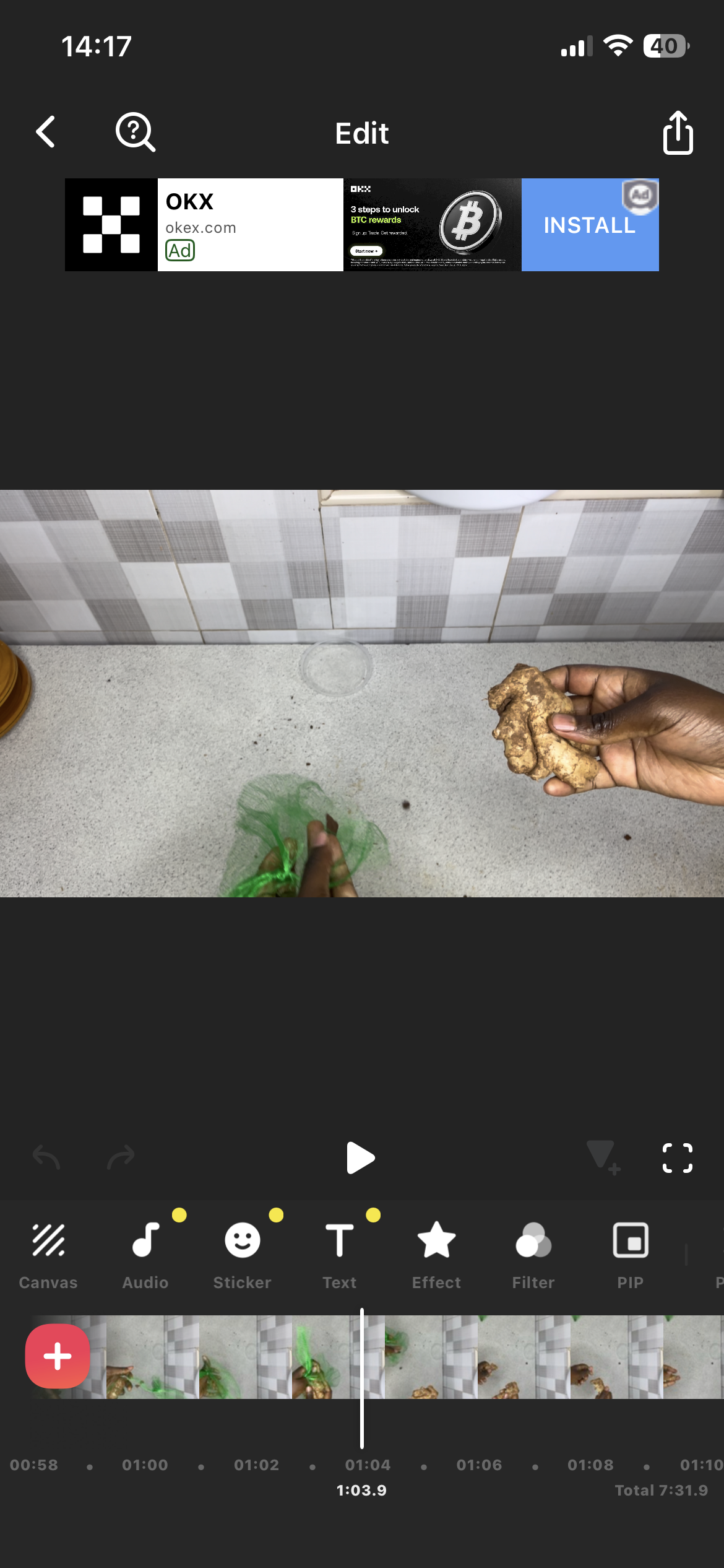 Step 1.1: Wash the ginger thoroughly to remove all dirt and debris