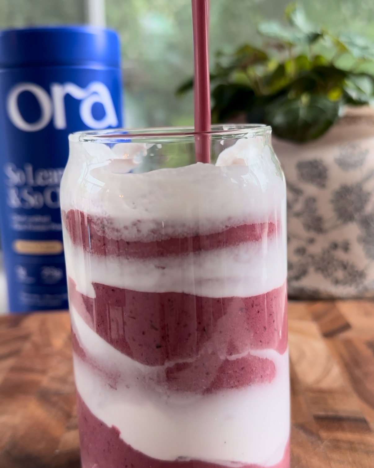 GF/DF Cherry Coconut Protein Smoothie recipe