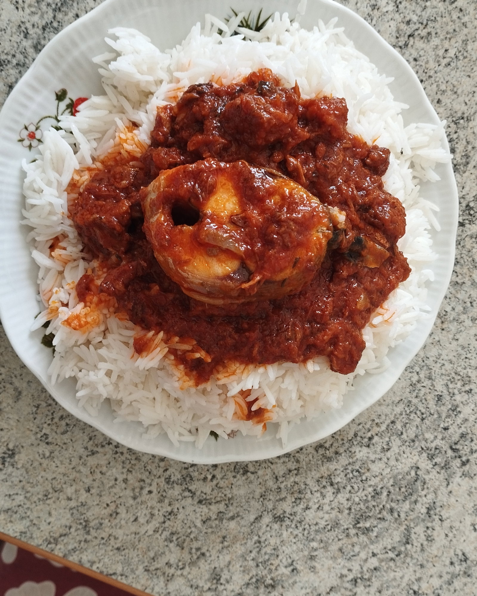 African White Rice and Stew recipe