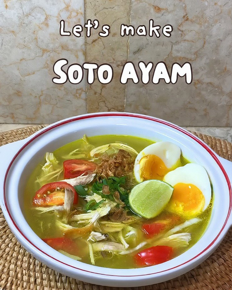 Soto Ayam (Indonesian Chicken Soup) recipe