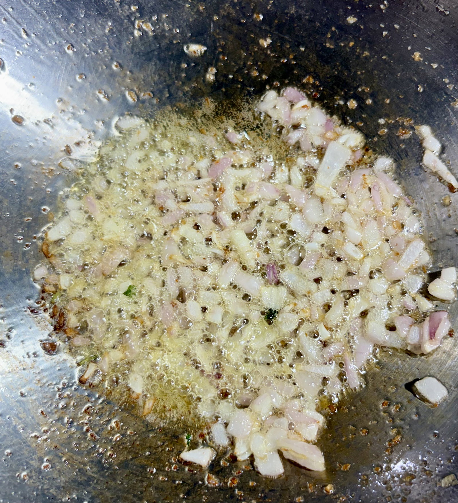 Step 3.1: Heat 3 tbsp of oil in a fresh pan
