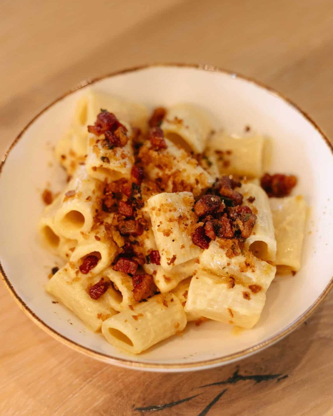 Butternut Squash Pasta with Cinnamon Pancetta and Sage Butter recipe
