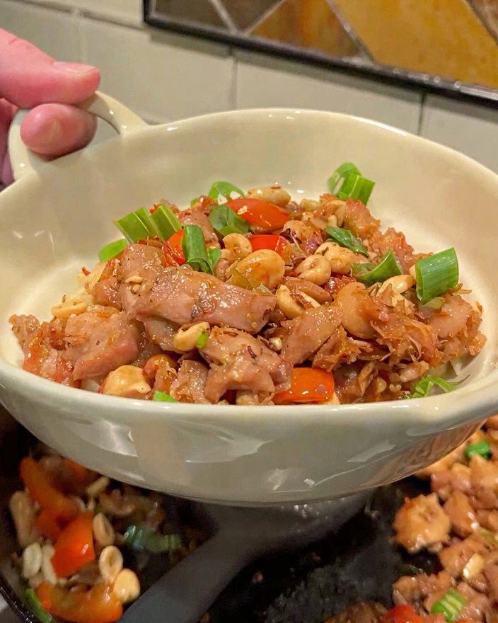 Kung Pao–Style Chicken (Pantry Version) recipe