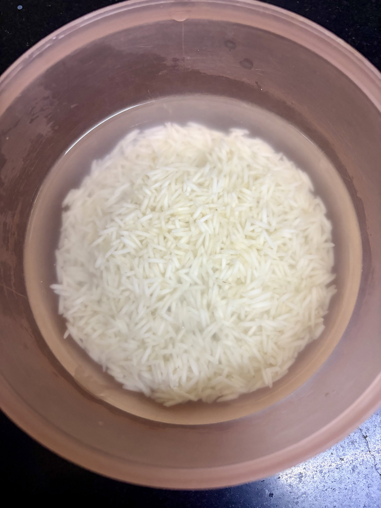 Step 1.1: Wash the rice thoroughly until the water runs clear