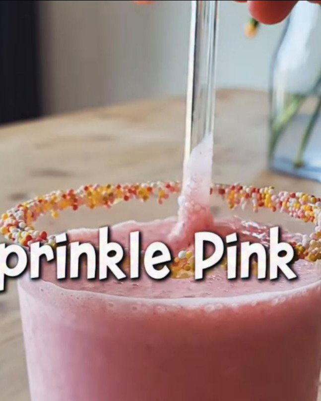 Sprinkle Pink Milk recipe