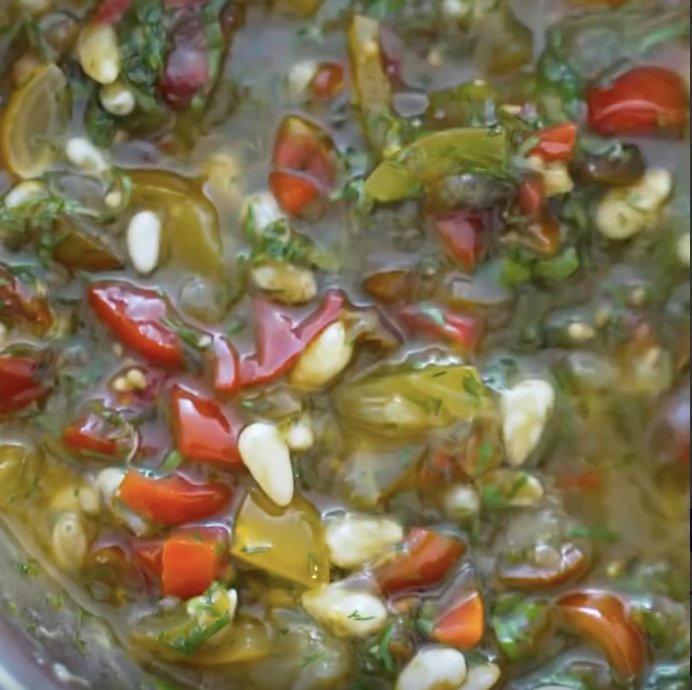 Step 4.1: Season the salsa with salt to taste