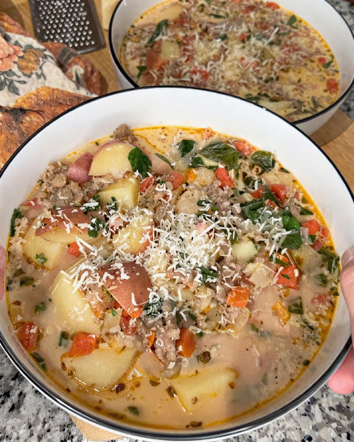 Italian Sausage & Potato Soup recipe