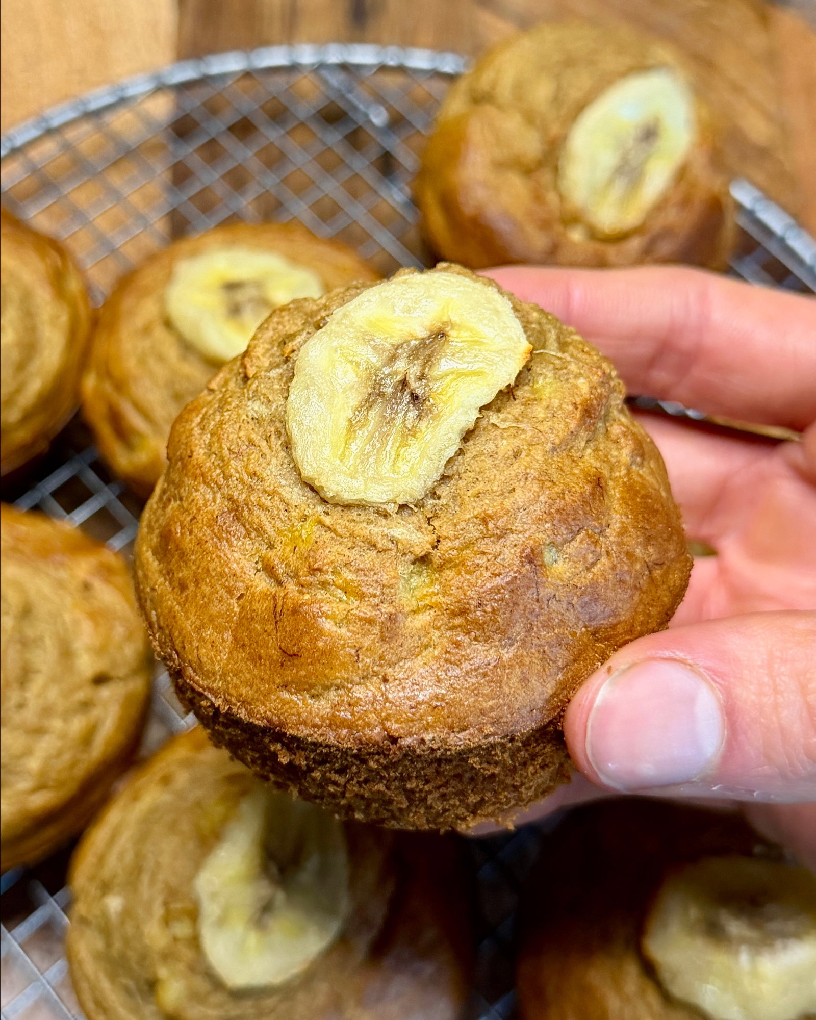 Healthy Banana Bread Muffins recipe