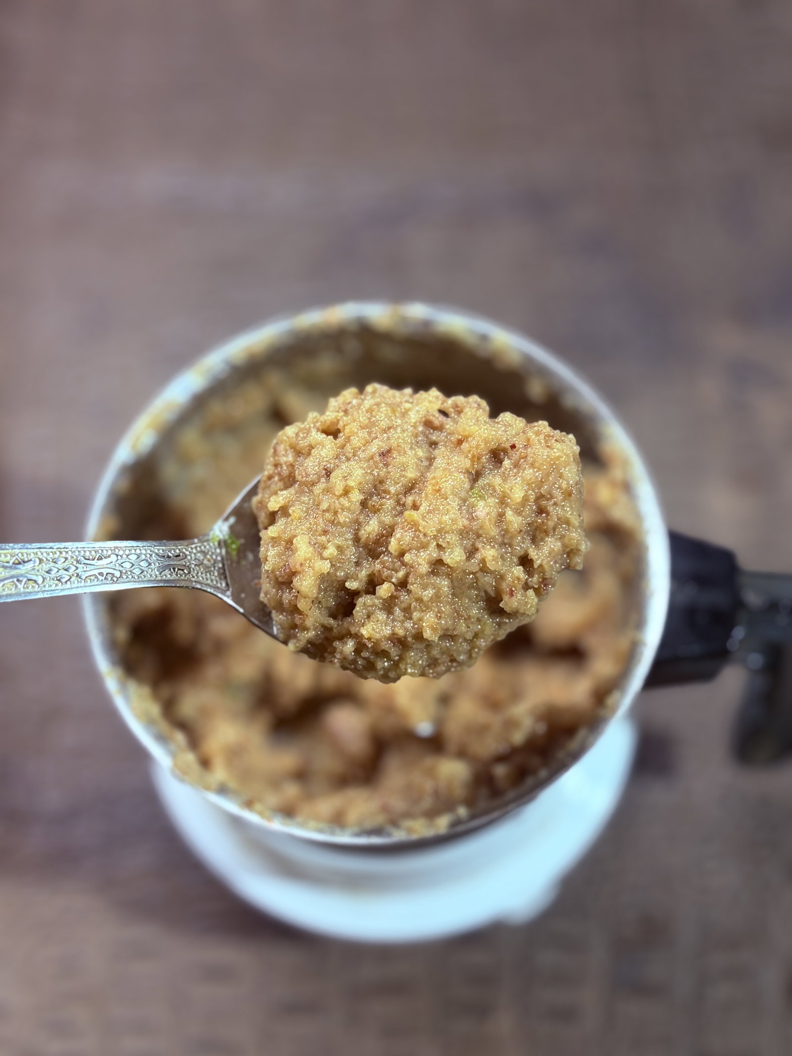 Step 1.1: **Barista Paste:** Take your golden-fried onions and grind them in a blender