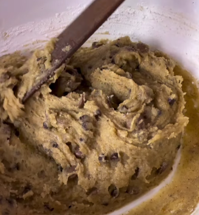 Step 1.1: Sift together the flour and baking soda, then gently fold into the batter until just combined