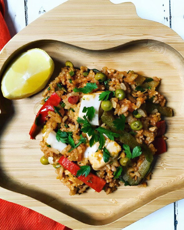 Fish & Vegetable Rice recipe