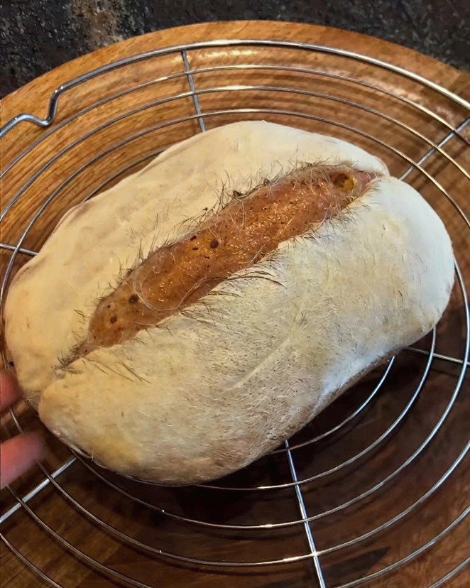 Leftover Pizza Dough Bread recipe