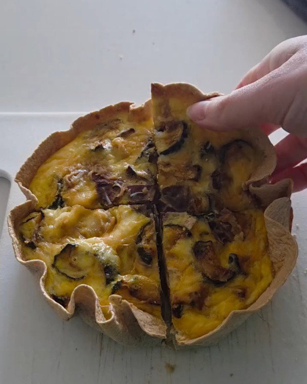 Tortilla Quiche recipe