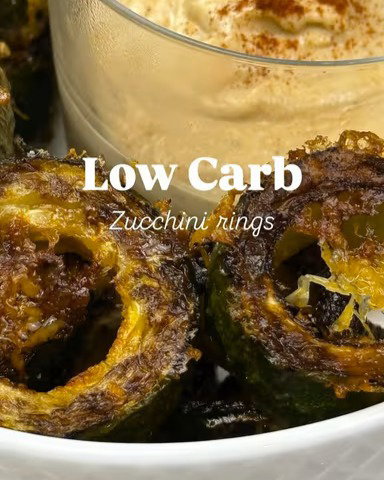 Low-Carb Zucchini Rings + Creamy Zesty Dip recipe