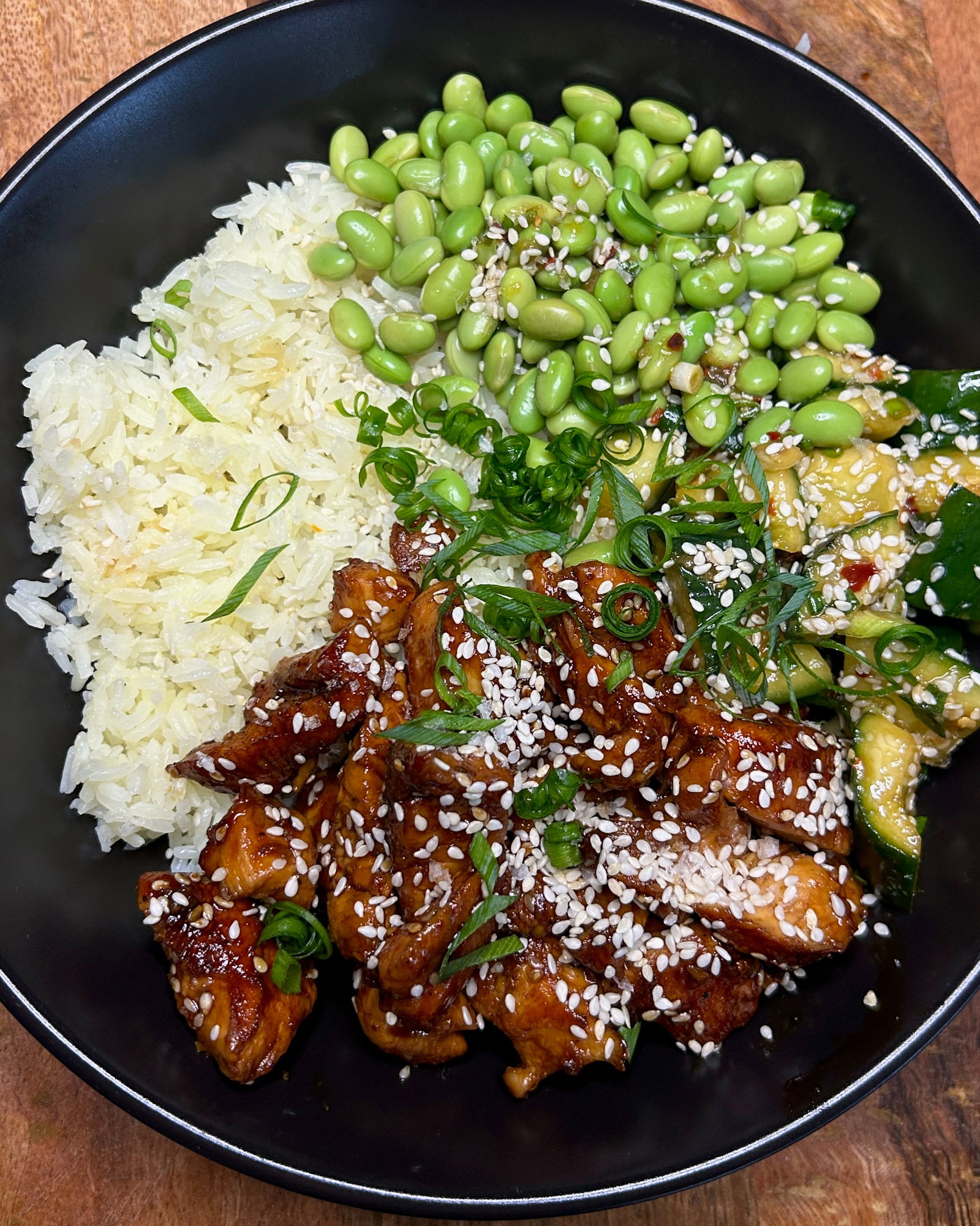 High Protein Teriyaki Chicken Bowl recipe