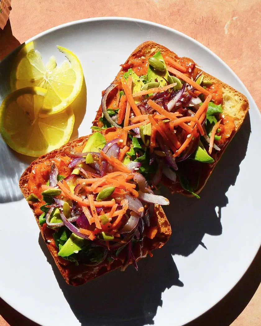 Veggie Sandwich with Ciabatta Bread recipe