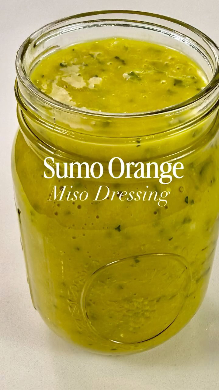 Sumo Orange Miso Dressing recipe