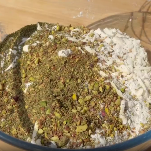 Step 1.1: Combine all the dry ingredients in a bowl
