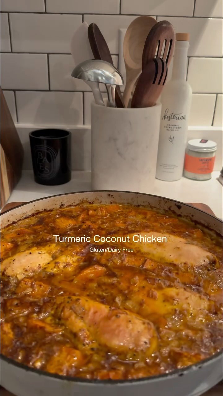 GF/DF Nourishing Turmeric Coconut Chicken recipe