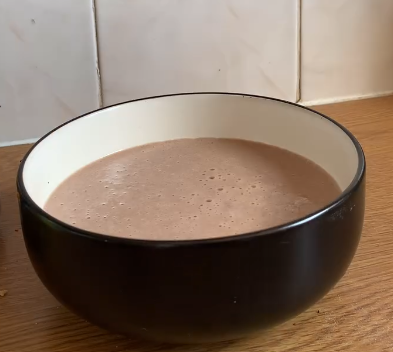 Step 2.1: Pour the blended mixture into a bowl
