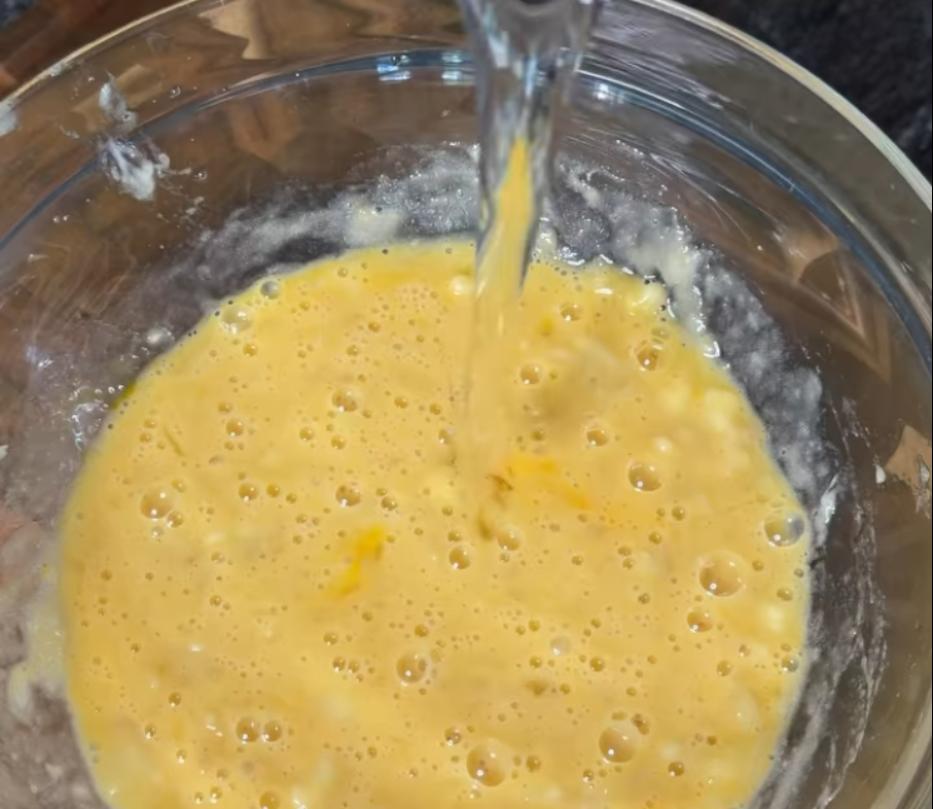 Step 1.1: Whisk together mashed banana, eggs, liquid sweetener, and vanilla extract in a large bowl