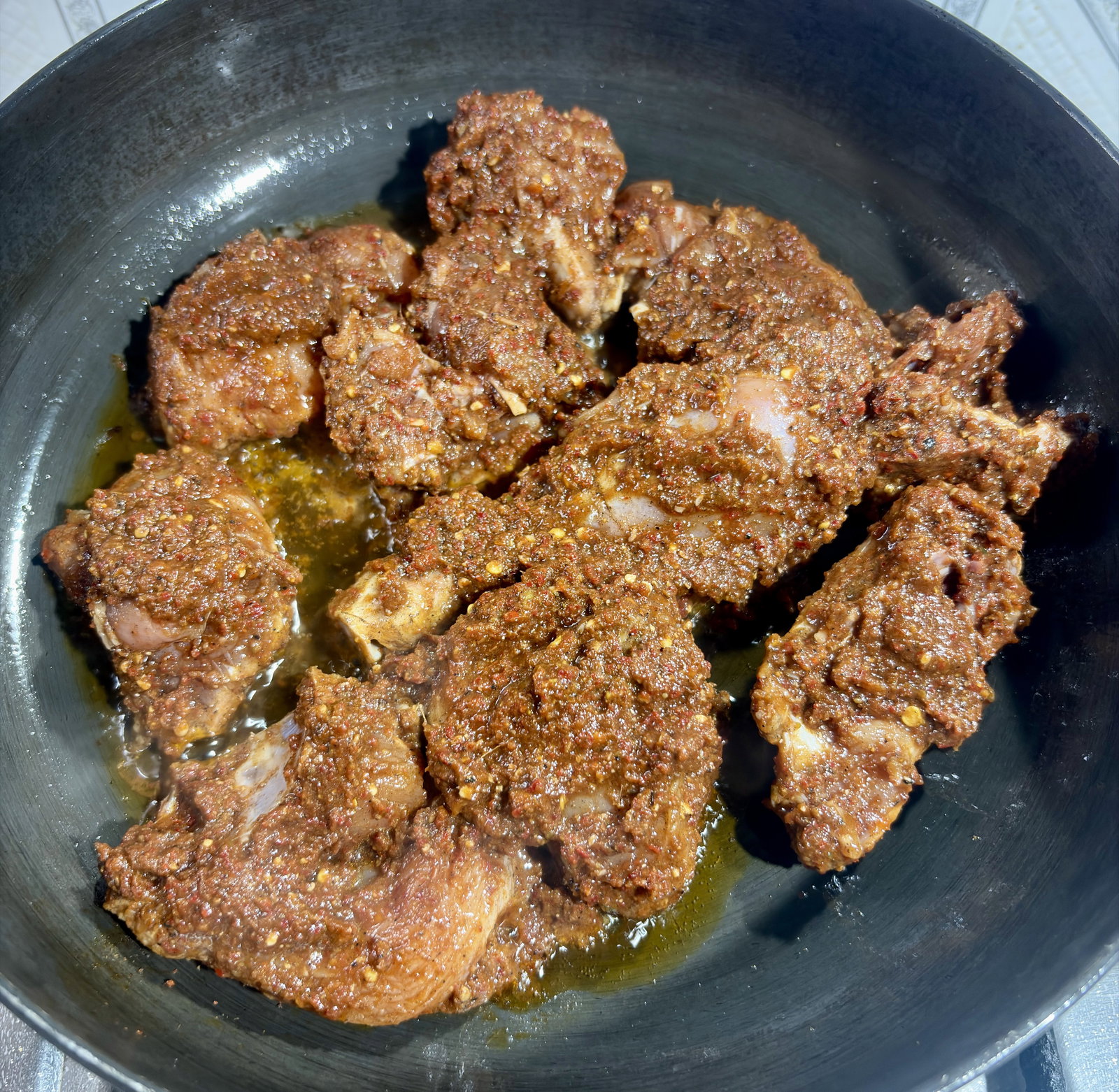 Step 4.1: Heat the ghee or oil in a pan over medium heat