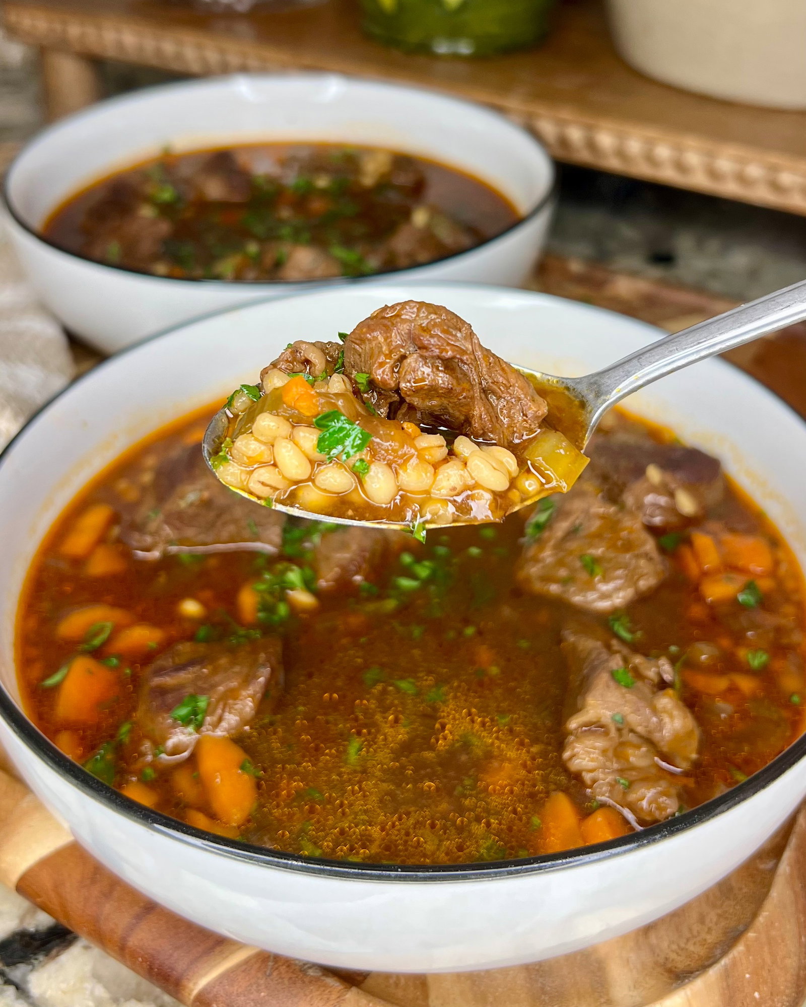 Hearty Beef and Barley Soup recipe