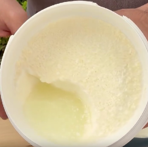 Step 1.1: Mix yogurt with salt until well combined