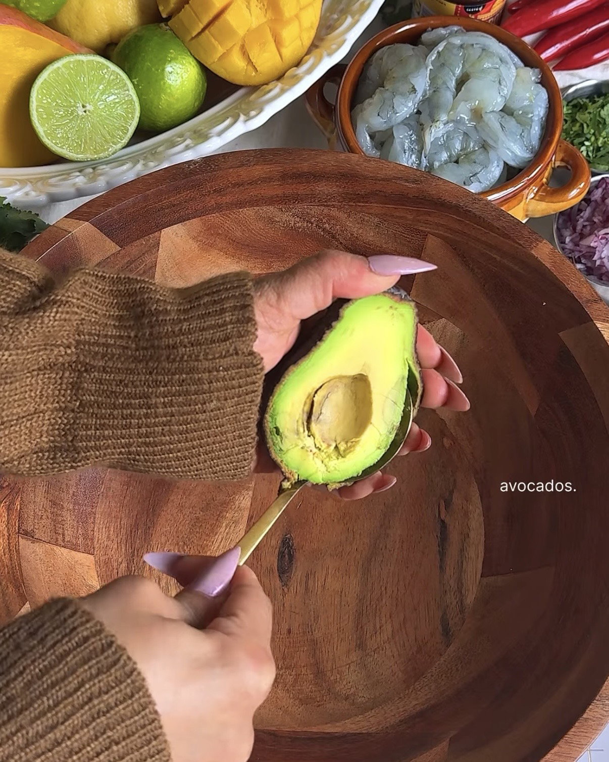 Step 3.1: Mash the avocado until smooth
