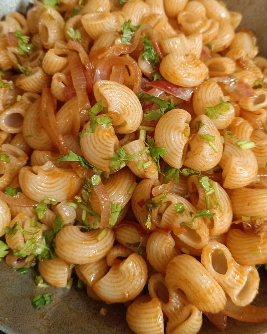 Spicy Indian Style Masala Pasta recipe