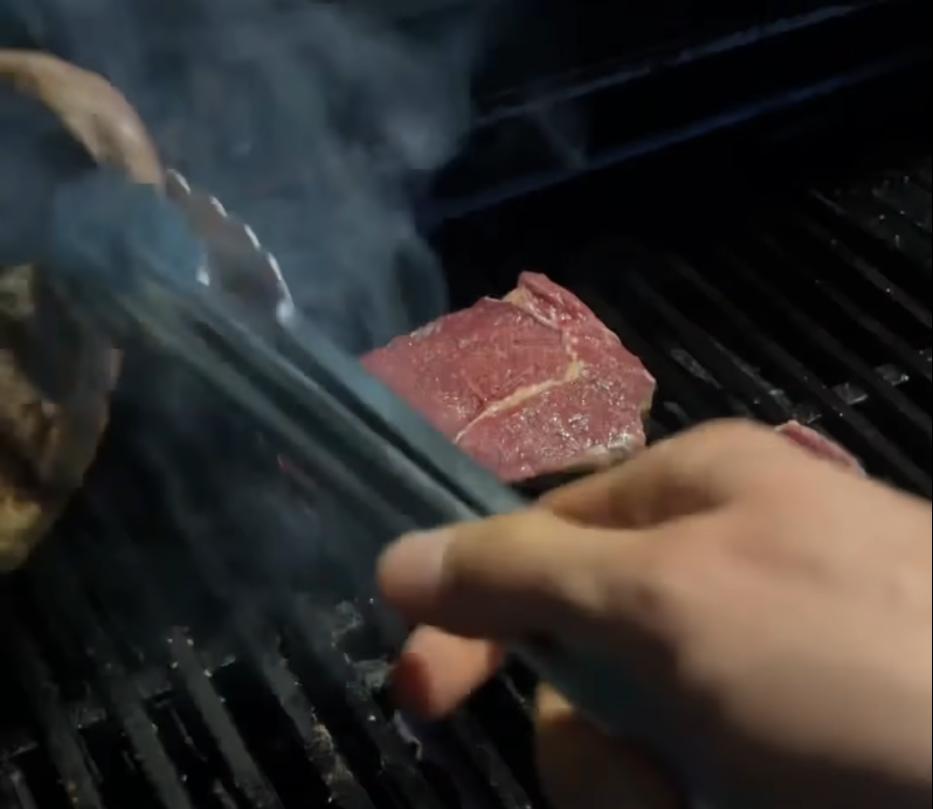 Step 3.1: Grill steak on high heat until desired doneness
