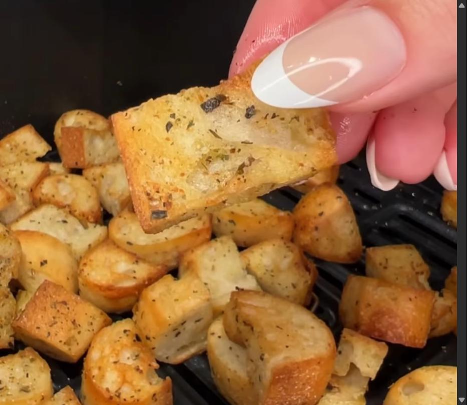 Step 1.1: Air fry at 350°F for 8-10 minutes until golden and crispy