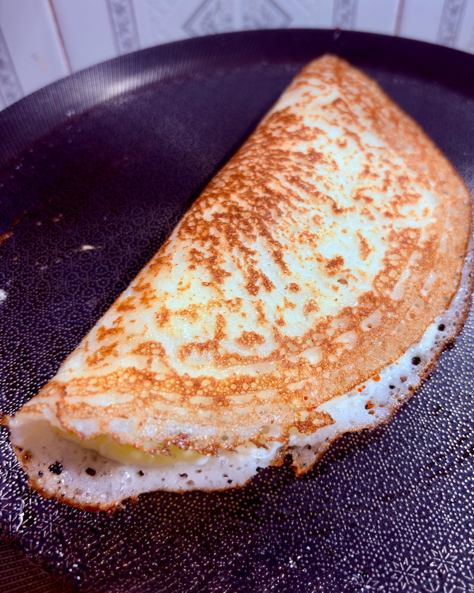 Protein-Rich Egg Dosa recipe