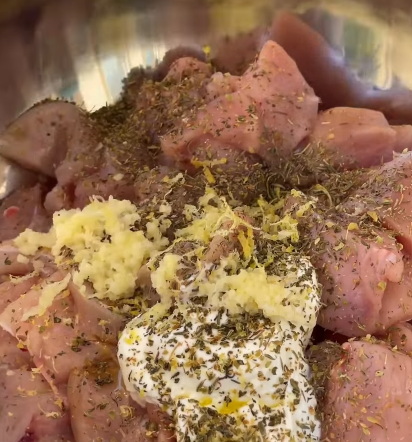 Step 1.1: Add chicken to the marinade and mix well to coat evenly