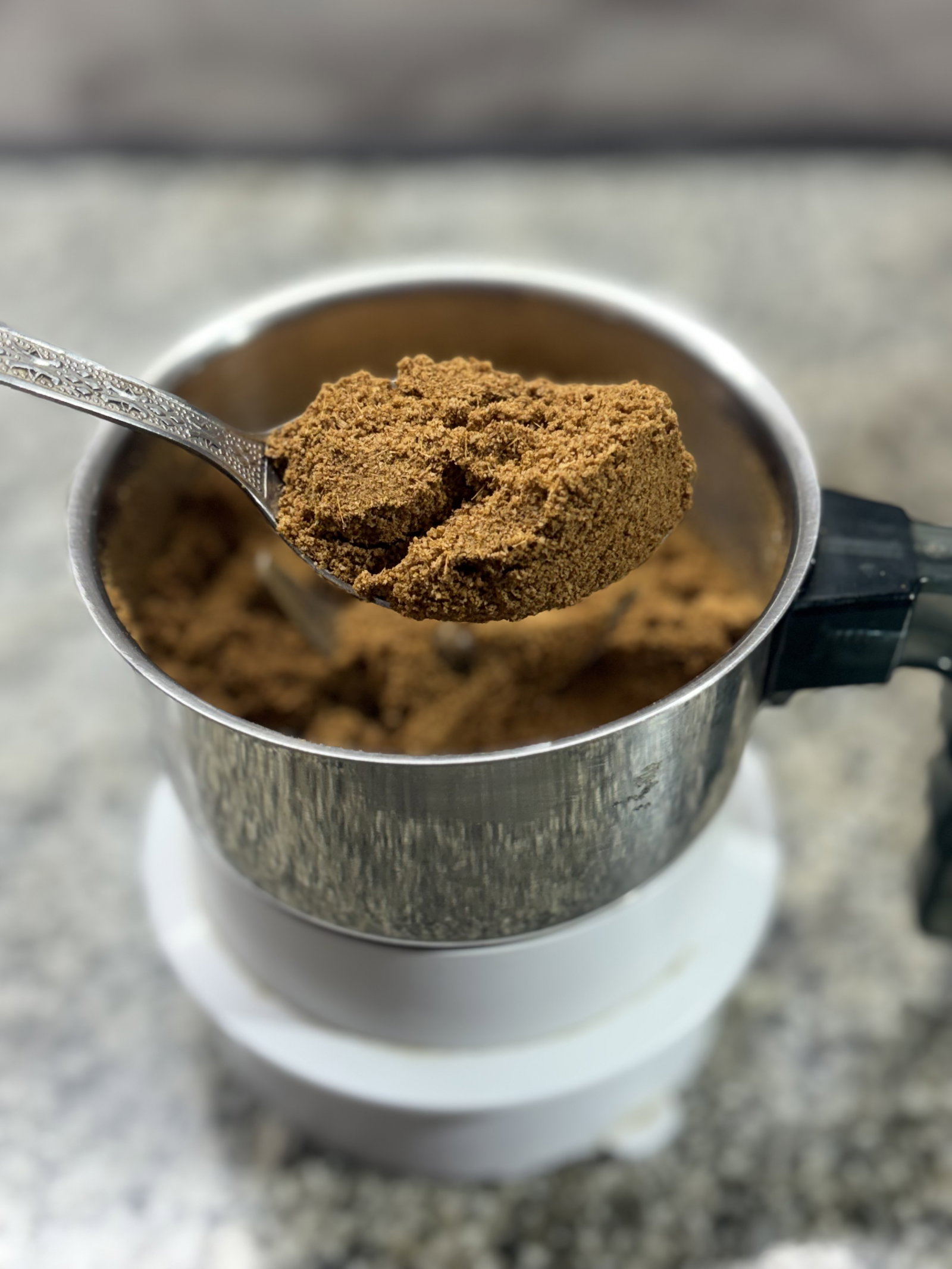 Step 1.2: **Cool & Grind: **Transfer the roasted cumin seeds to a plate and let them cool completely before grinding