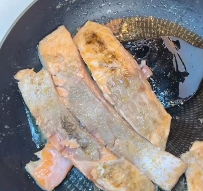 Step 2.1: Add the olive oil and butter to a skillet over medium-high heat
