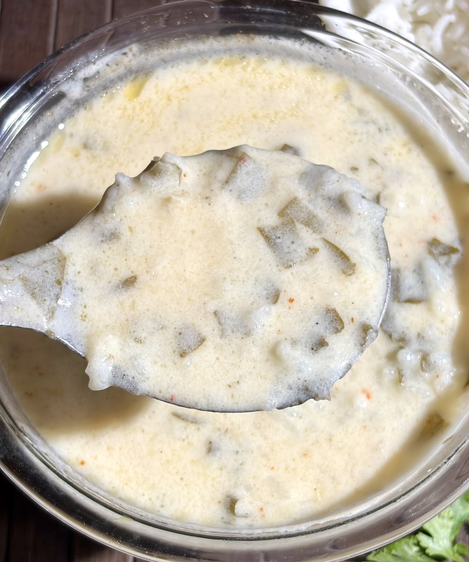 Step 2.1: Adjust seasoning, if needed, and serve hot with makki ki roti, paratha, or steamed rice