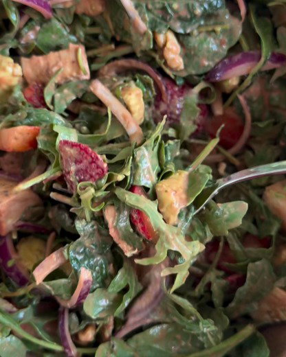 GF/DF Strawberry Spring Salad with Strawberry Balsamic Dressing recipe