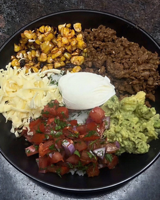 High Protein Beef Burrito Bowl recipe