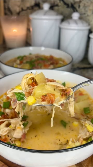 Creamy Chicken, Corn, and Potato Soup recipe