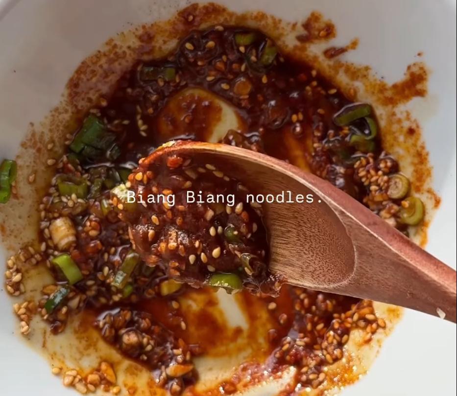 Step 1.1: Add soy sauce, black vinegar, white pepper, chicken powder, and Sichuan peppercorn oil