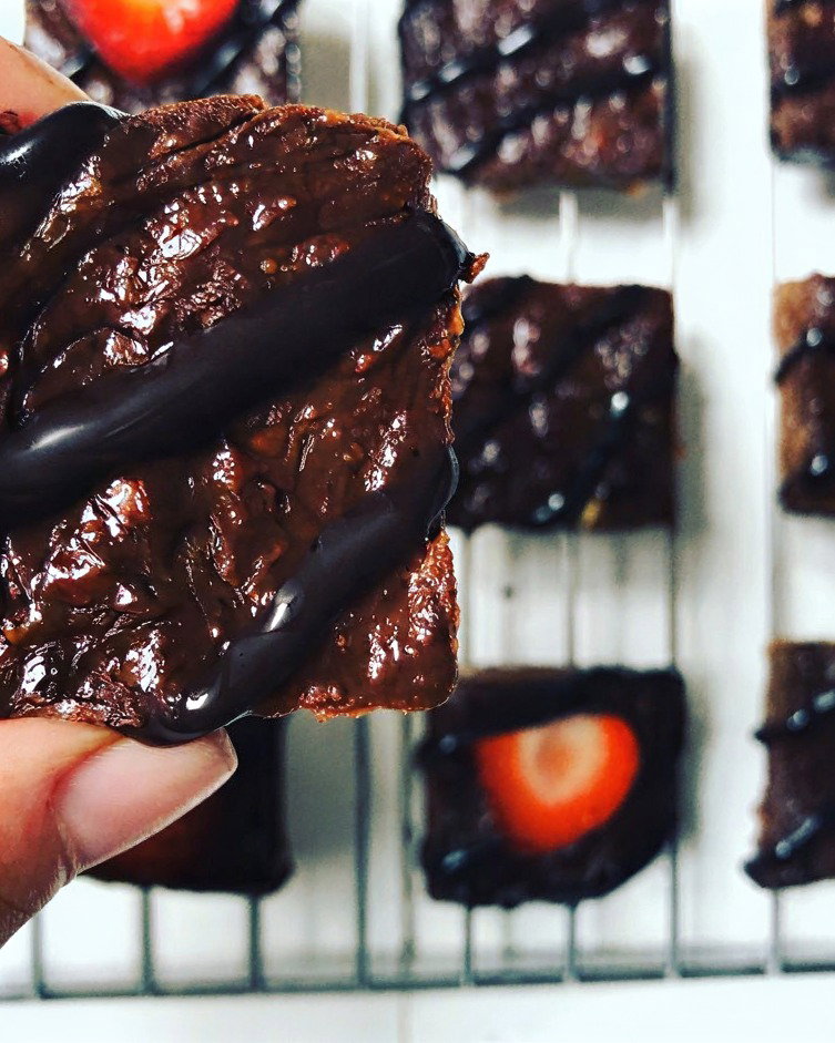 Chocolate Banana Nut Brownies recipe