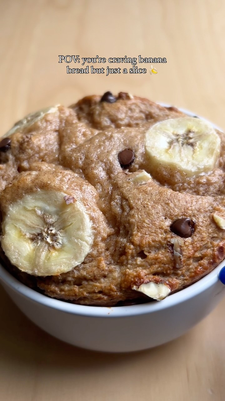 Single-Serve Protein Banana Bread recipe