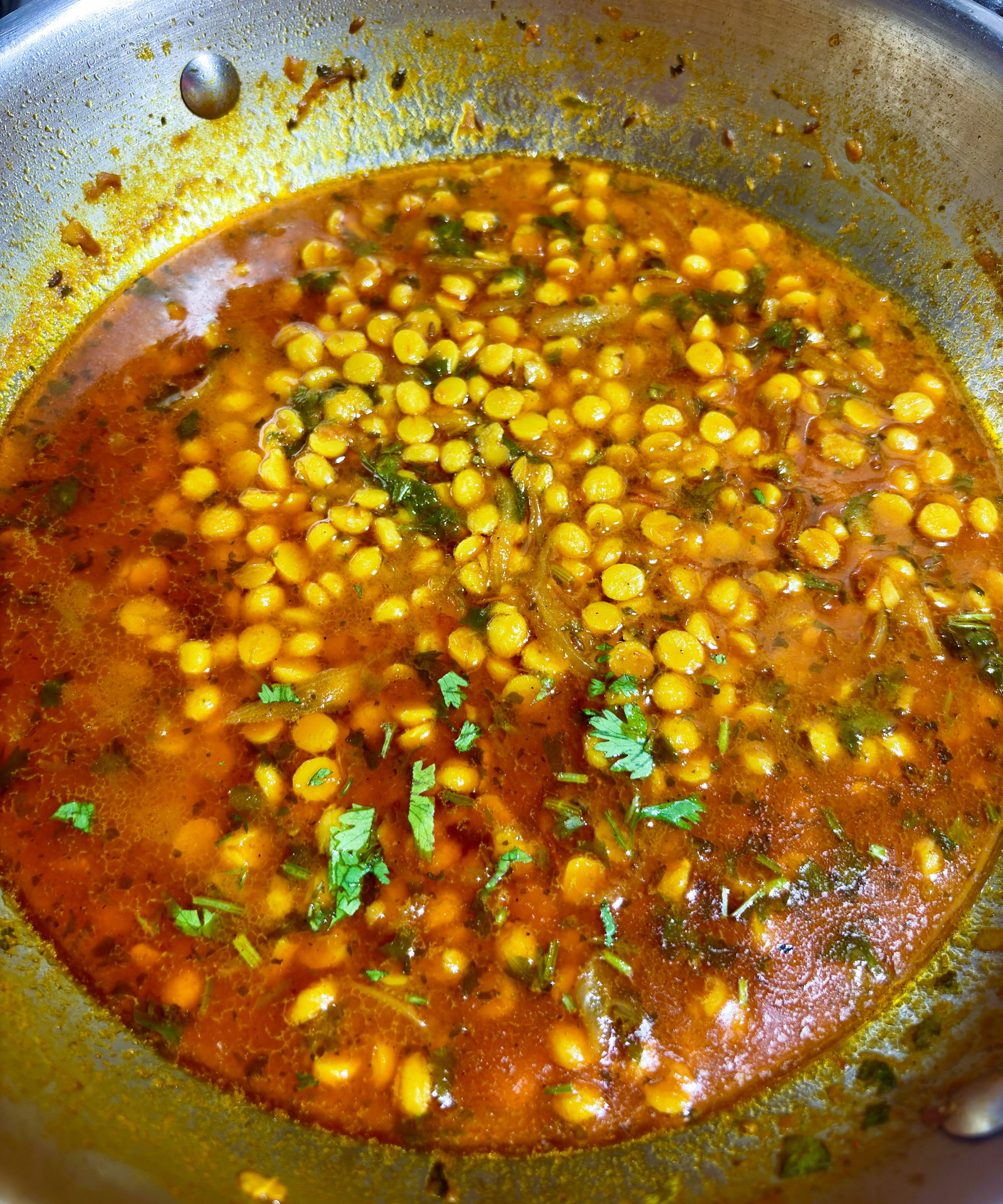 Step 6.1: Turn off the heat and let the dal rest, covered, for 5 minutes to let the flavours blend